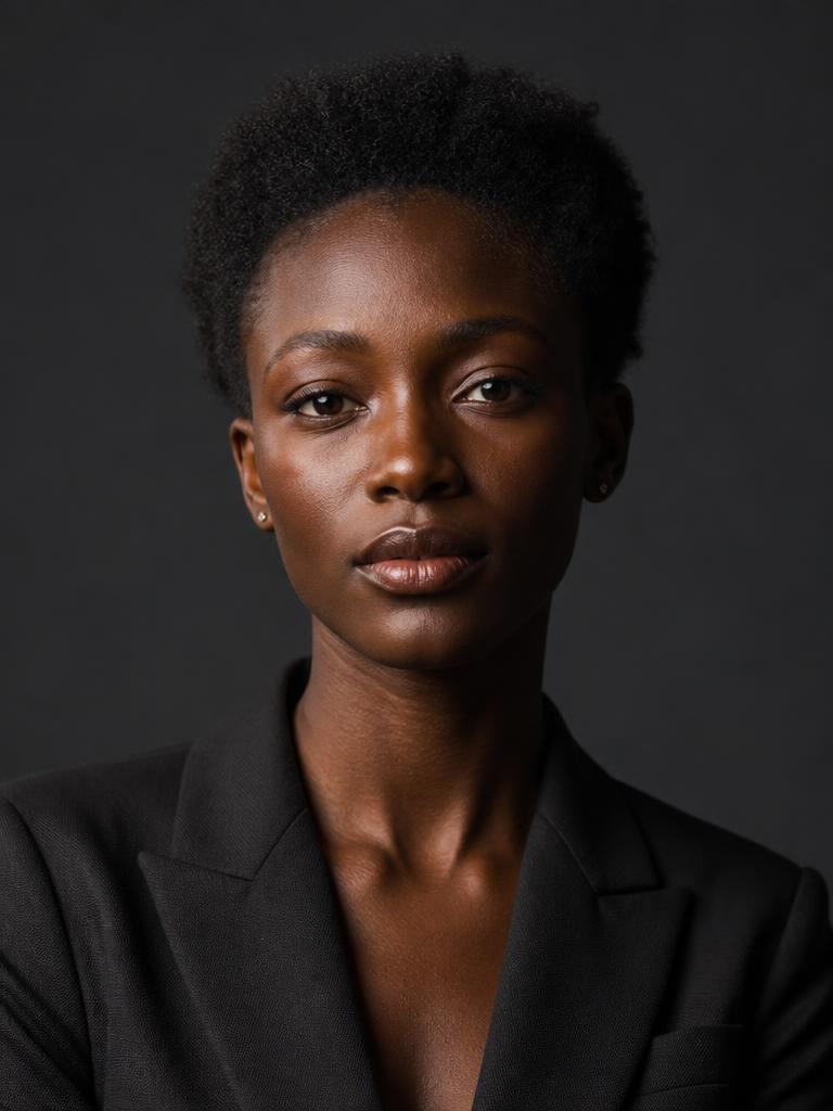 Amara Okonjo, commercial talent based in Lagos, Nigeria